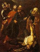 Dirck van Baburen Capture of Christ with the Malchus Episode oil painting reproduction